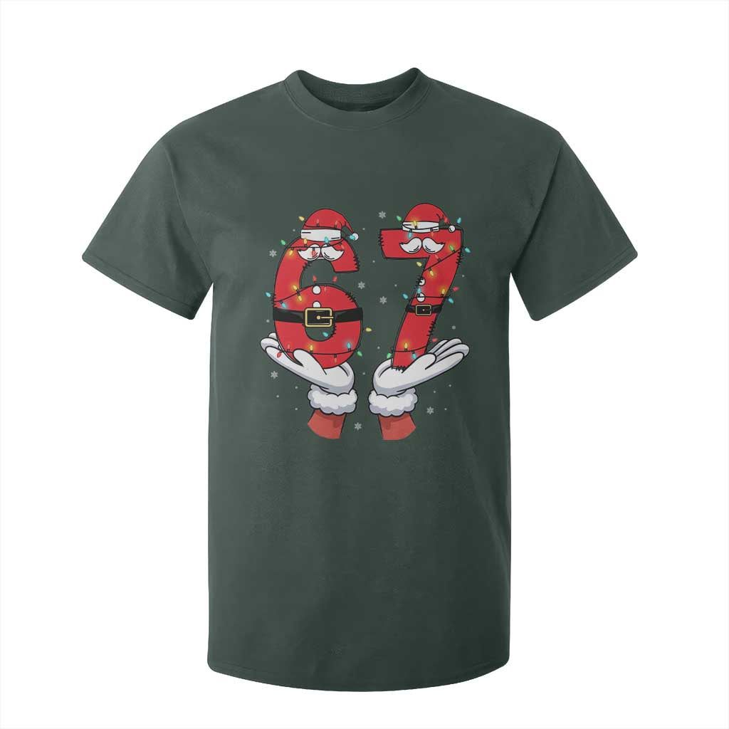 Funny 67 Meme T Shirt For Kid Christmas Party Holiday Gag Gift TS12 Dark Forest Green Print Your Wear