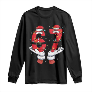 Funny 67 Meme Long Sleeve Shirt Christmas Party Holiday Gag Gift - Print Your Wear
