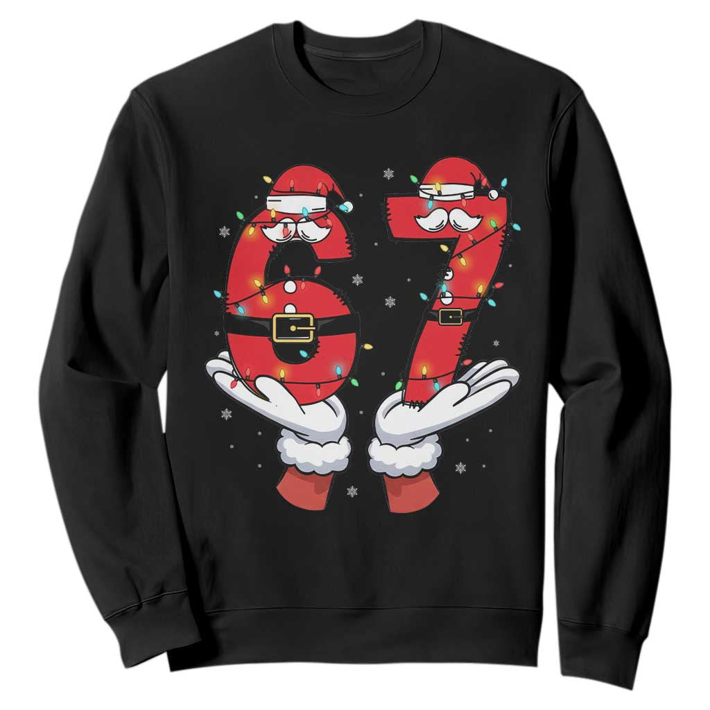 Funny 67 Meme Sweatshirt Christmas Party Holiday Gag Gift - Print Your Wear