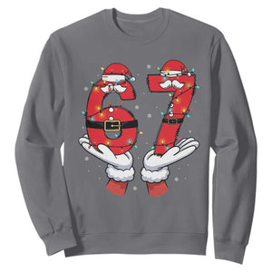 Funny 67 Meme Sweatshirt Christmas Party Holiday Gag Gift - Print Your Wear