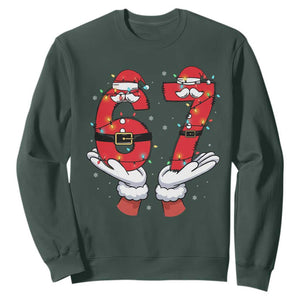 Funny 67 Meme Sweatshirt Christmas Party Holiday Gag Gift - Print Your Wear