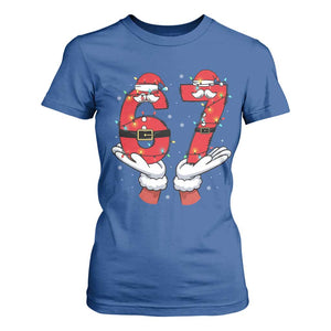Funny 67 Meme T Shirt For Women Christmas Party Holiday Gag Gift TS12 Royal Blue Print Your Wear