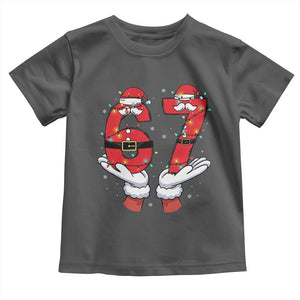 Funny 67 Meme Toddler T Shirt Funny Christmas Party Holiday Gift TS12 Dark Heather Print Your Wear