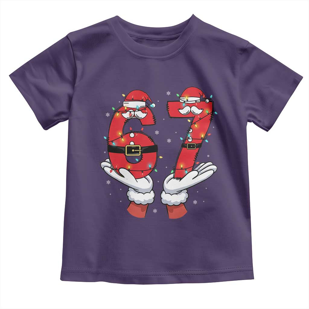 Funny 67 Meme Toddler T Shirt Funny Christmas Party Holiday Gift TS12 Purple Print Your Wear