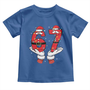 Funny 67 Meme Toddler T Shirt Funny Christmas Party Holiday Gift TS12 Royal Blue Print Your Wear