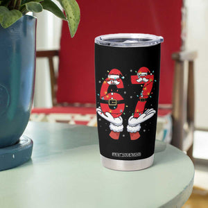 Funny 67 Meme Tumbler Cup Funny Christmas Party Holiday Gift - Print Your Wear