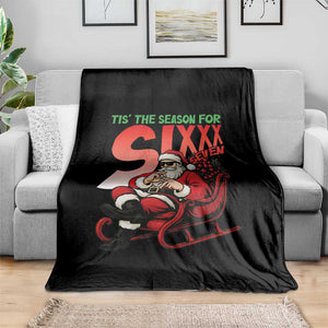 Tis The Season For Sixx Seven Meme Throw Blanket Funny Trendy Christmas Party Gift TS12 Print Your Wear