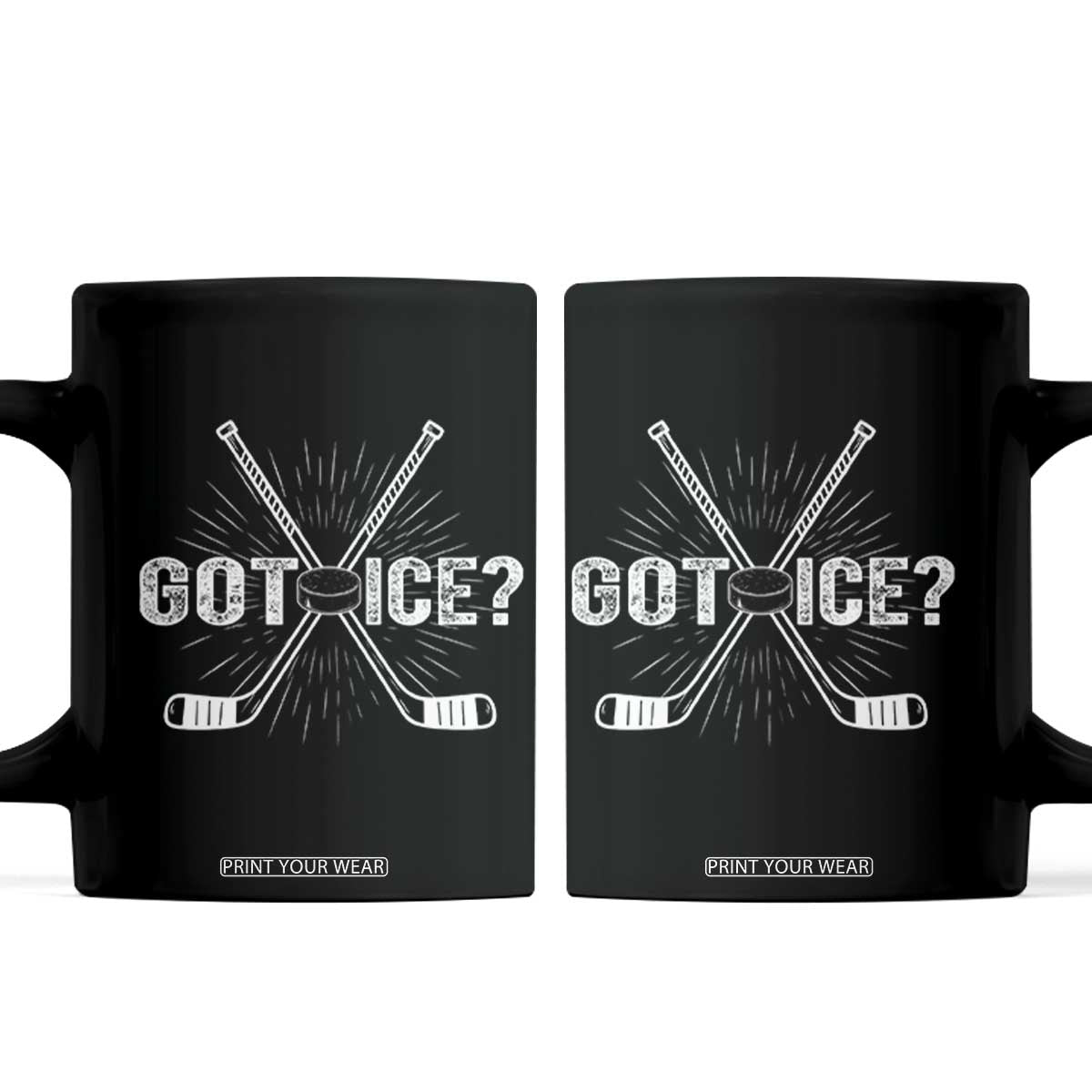 Funny Got Ice Hockey Player Gift Coffee Mug TS12 Black Print Your Wear