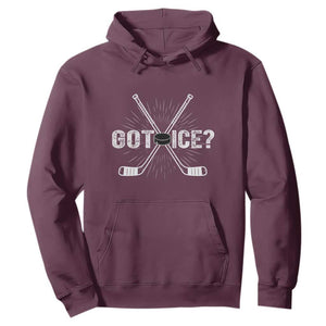 Funny Got Ice Hockey Player Gift Hoodie TS12 Maroon Print Your Wear