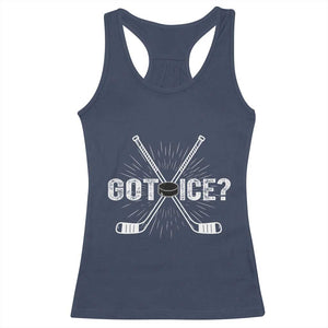Funny Got Ice Hockey Player Gift Racerback Tank Top TS12 Navy Print Your Wear