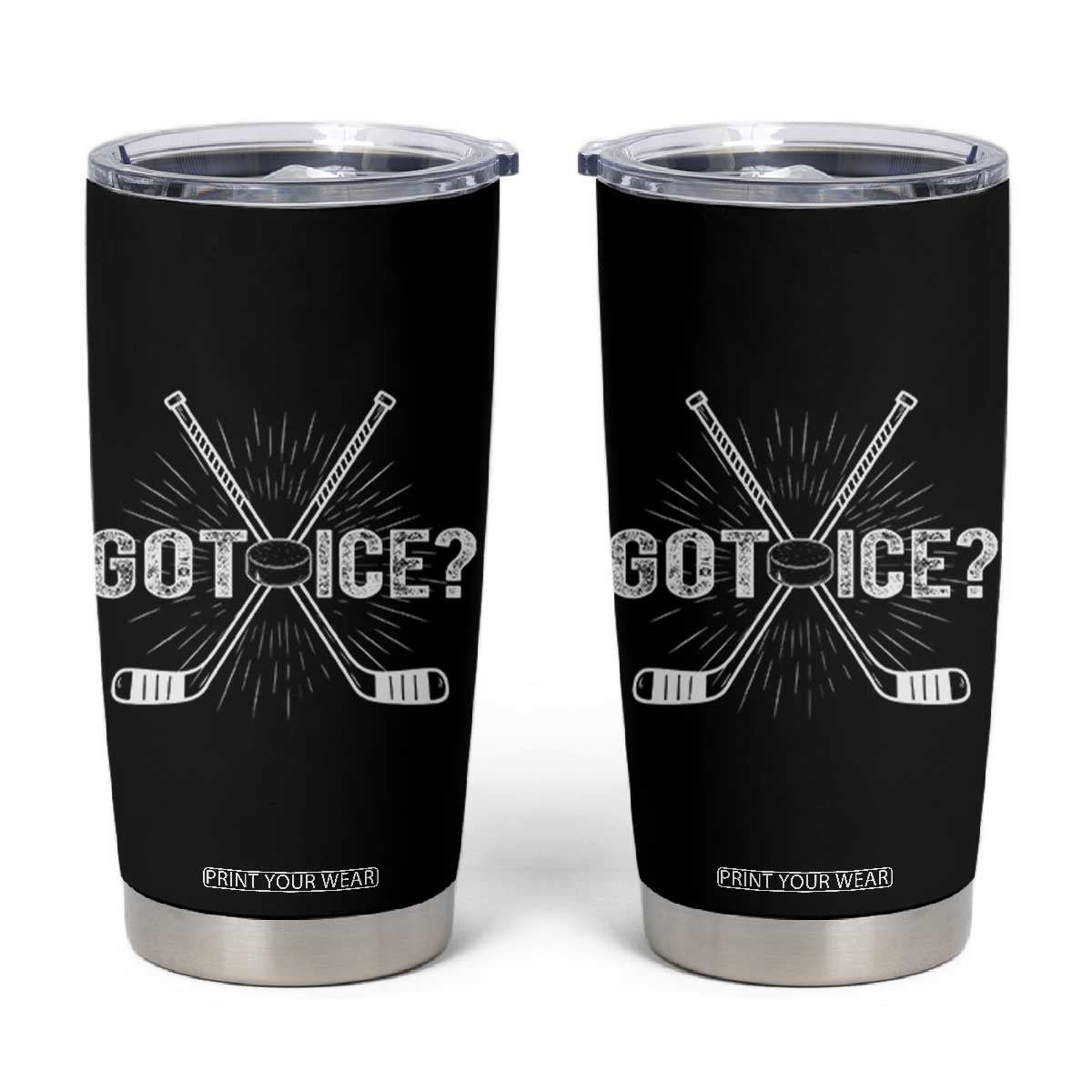 Funny Got Ice Hockey Player Gift Tumbler Cup TS12 Black Print Your Wear