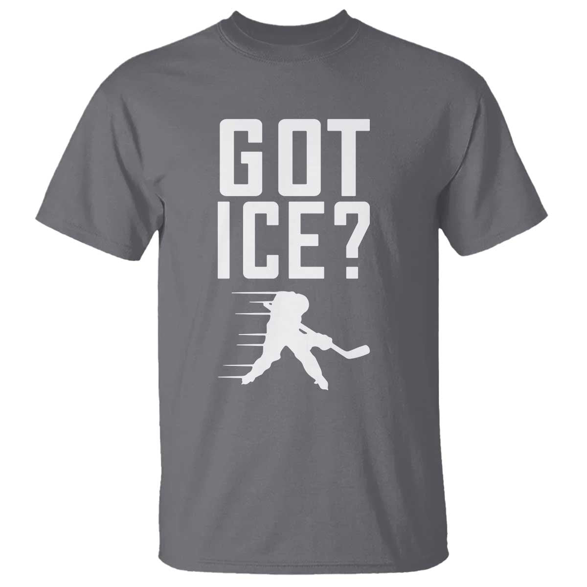 Got Ice T Shirt Funny Youth Ice Hockey Gift TS12 Charcoal Print Your Wear