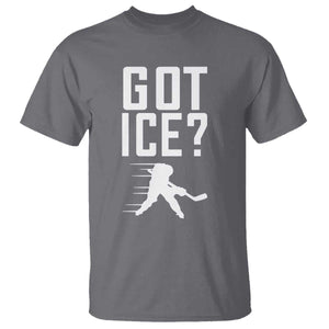 Got Ice T Shirt Funny Youth Ice Hockey Gift TS12 Charcoal Print Your Wear