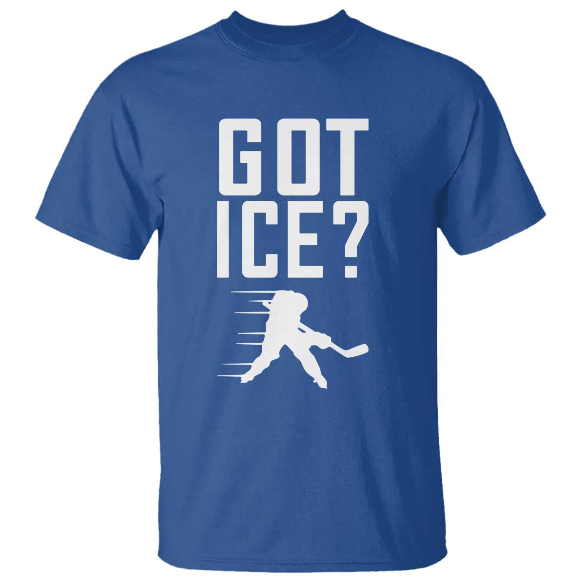 Got Ice T Shirt Funny Youth Ice Hockey Gift TS12 Royal Blue Print Your Wear