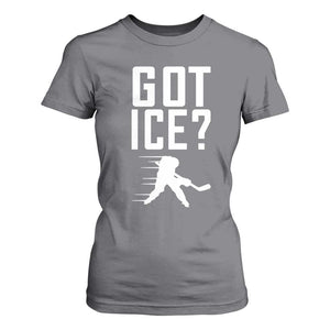 Got Ice T Shirt For Women Funny Youth Ice Hockey Gift TS12 Charcoal Print Your Wear