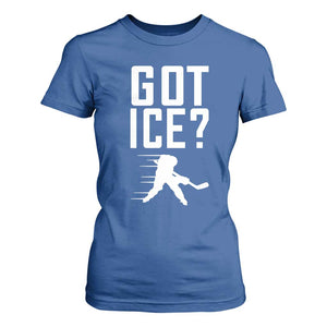 Got Ice T Shirt For Women Funny Youth Ice Hockey Gift TS12 Royal Blue Print Your Wear