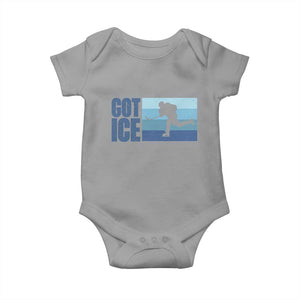 Got Ice Baby Onesie Ocean Blue Retro Ice Hockey Sport Lover Gift TS12 Sport Gray Print Your Wear
