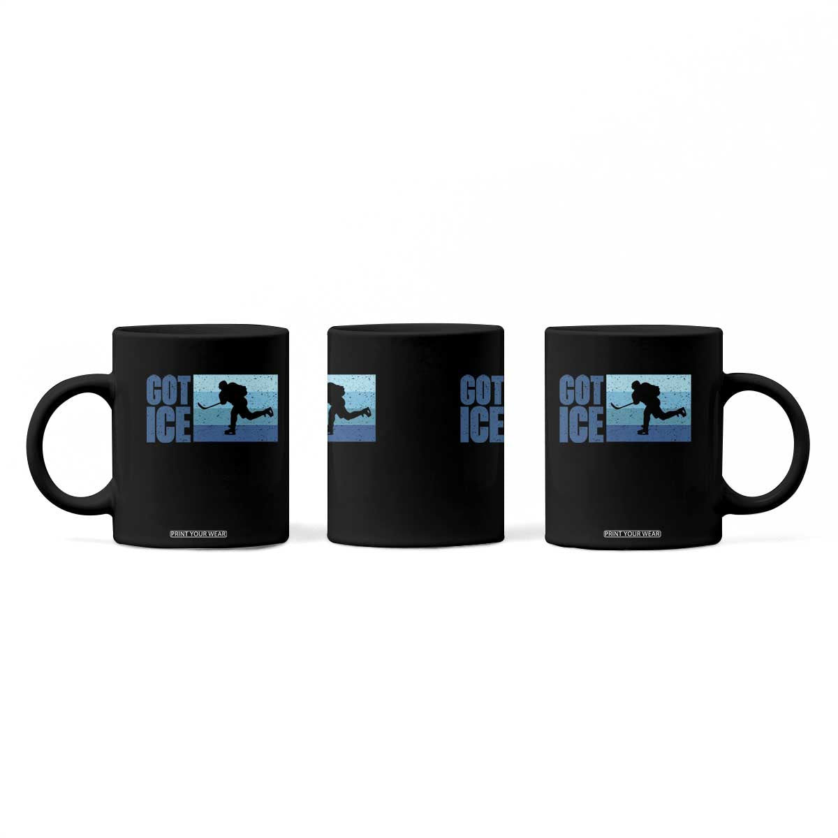 Got Ice Coffee Mug Ocean Blue Retro Ice Hockey Sport Lover Gift TS12 Print Your Wear