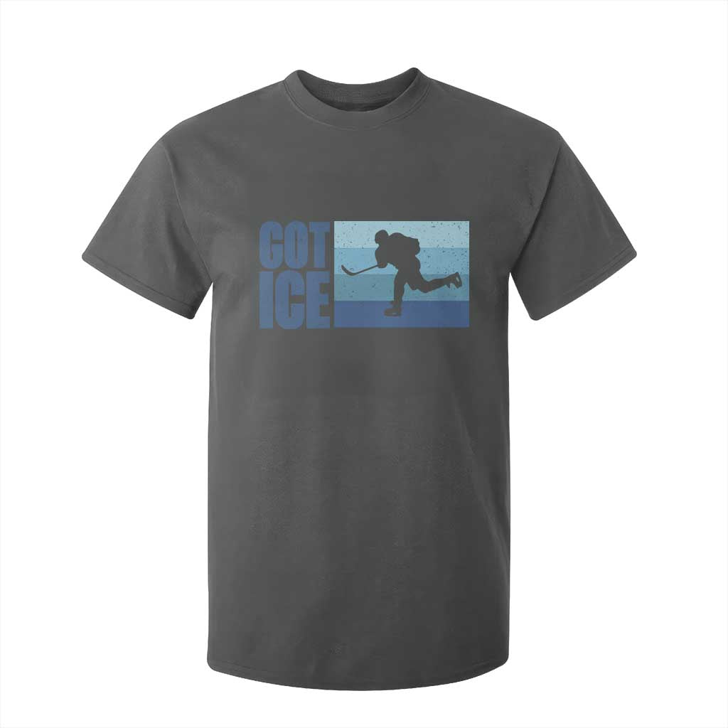 Got Ice T Shirt For Kid Ocean Blue Retro Ice Hockey Sport Lover Gift TS12 Dark Heather Print Your Wear