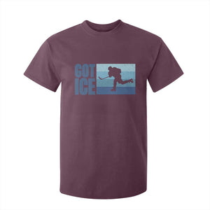 Got Ice T Shirt For Kid Ocean Blue Retro Ice Hockey Sport Lover Gift TS12 Maroon Print Your Wear