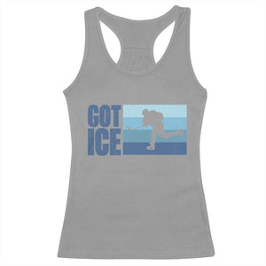 Got Ice Racerback Tank Top Ocean Blue Retro Ice Hockey Sport Lover Gift TS12 Sport Gray Print Your Wear