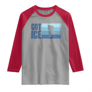 Got Ice Raglan Shirt Ocean Blue Retro Ice Hockey Sport Lover Gift TS12 Sport Gray Red Print Your Wear