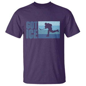 Got Ice T Shirt Ocean Blue Retro Ice Hockey Sport Lover Gift TS12 Purple Print Your Wear
