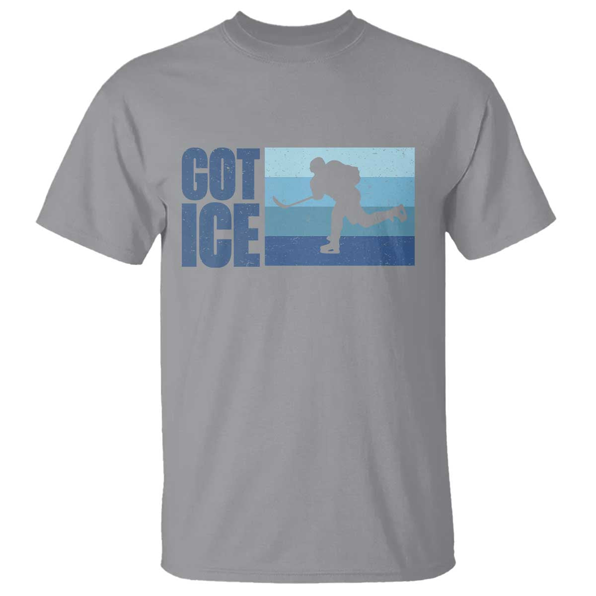 Got Ice T Shirt Ocean Blue Retro Ice Hockey Sport Lover Gift TS12 Sport Gray Print Your Wear