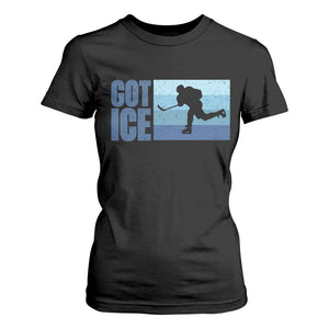 Got Ice T Shirt For Women Ocean Blue Retro Ice Hockey Sport Lover Gift TS12 Black Print Your Wear