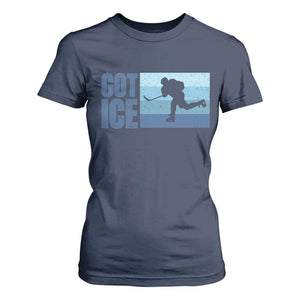 Got Ice T Shirt For Women Ocean Blue Retro Ice Hockey Sport Lover Gift TS12 Navy Print Your Wear