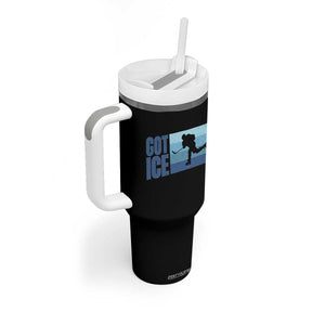 Got Ice Tumbler With Handle Ocean Blue Retro Ice Hockey Sport Lover Gift TS12 Print Your Wear