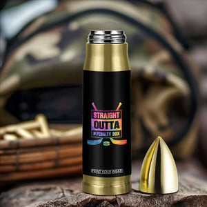 Straight Outta The Penalty Box Bullet Tumbler Tie Dye Effect Hockey Player Gift TS12 Print Your Wear