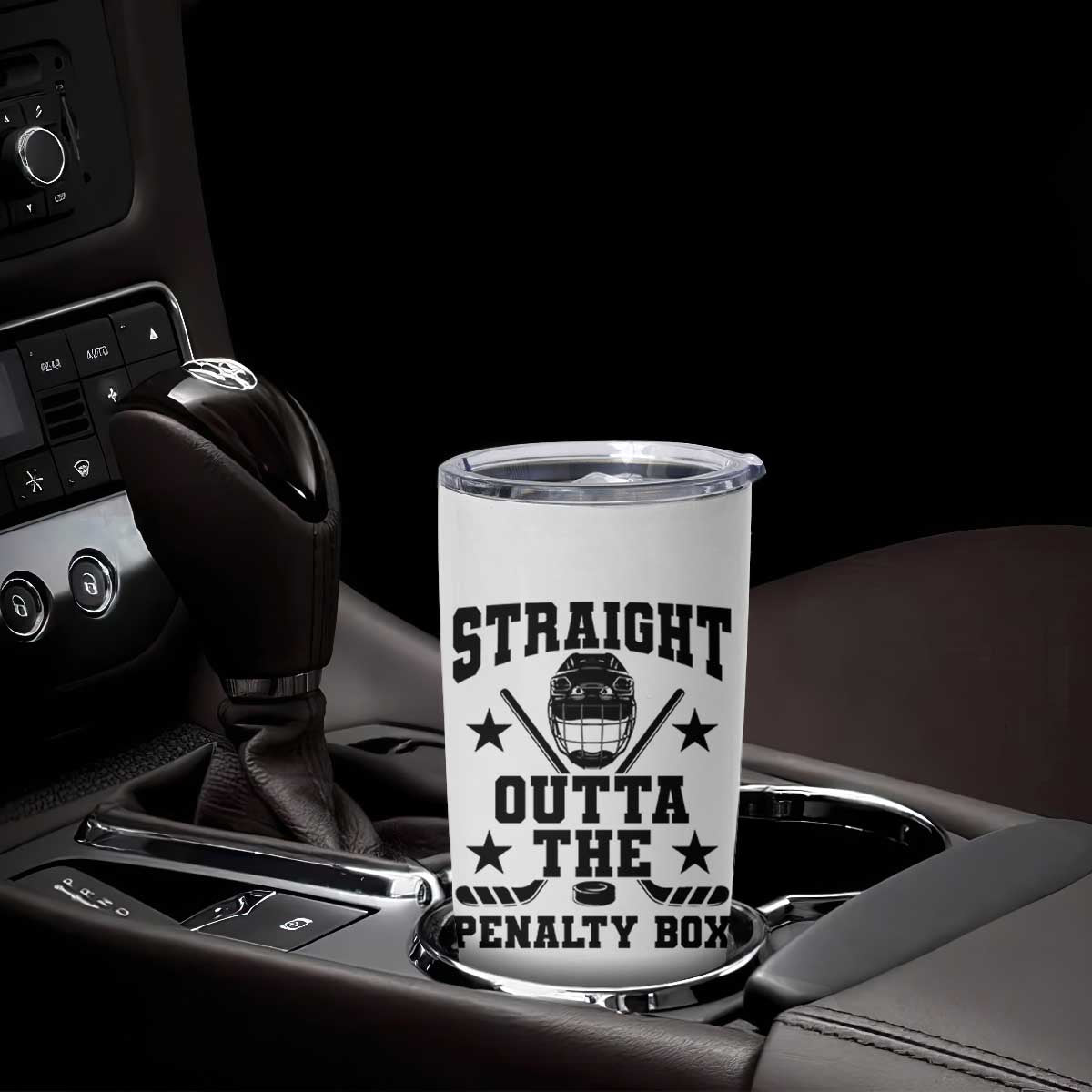 Straight Outta The Penalty Box Tumbler Cup Funny Youth Ice Hockey Gift TS12 Print Your Wear