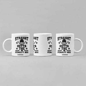 Straight Outta The Penalty Box Coffee Mug Funny Youth Ice Hockey Gift TS12 Print Your Wear