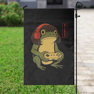 Funny Frog Bob Haircut Gamer Meme Garden Flag Game Lover TS12 Print Your Wear