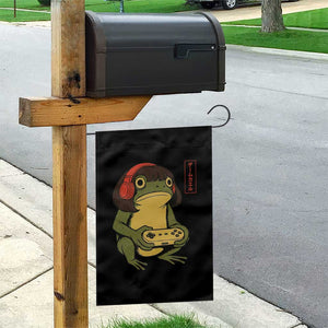 Funny Frog Bob Haircut Gamer Meme Garden Flag Game Lover TS12 Print Your Wear