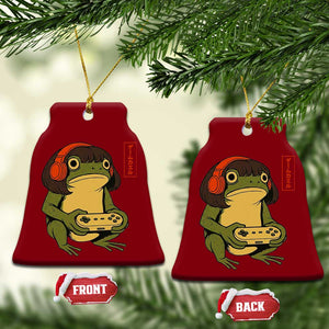 Funny Frog Bob Haircut Gamer Meme Ceramic Ornament Game Lover TS12 Print Your Wear