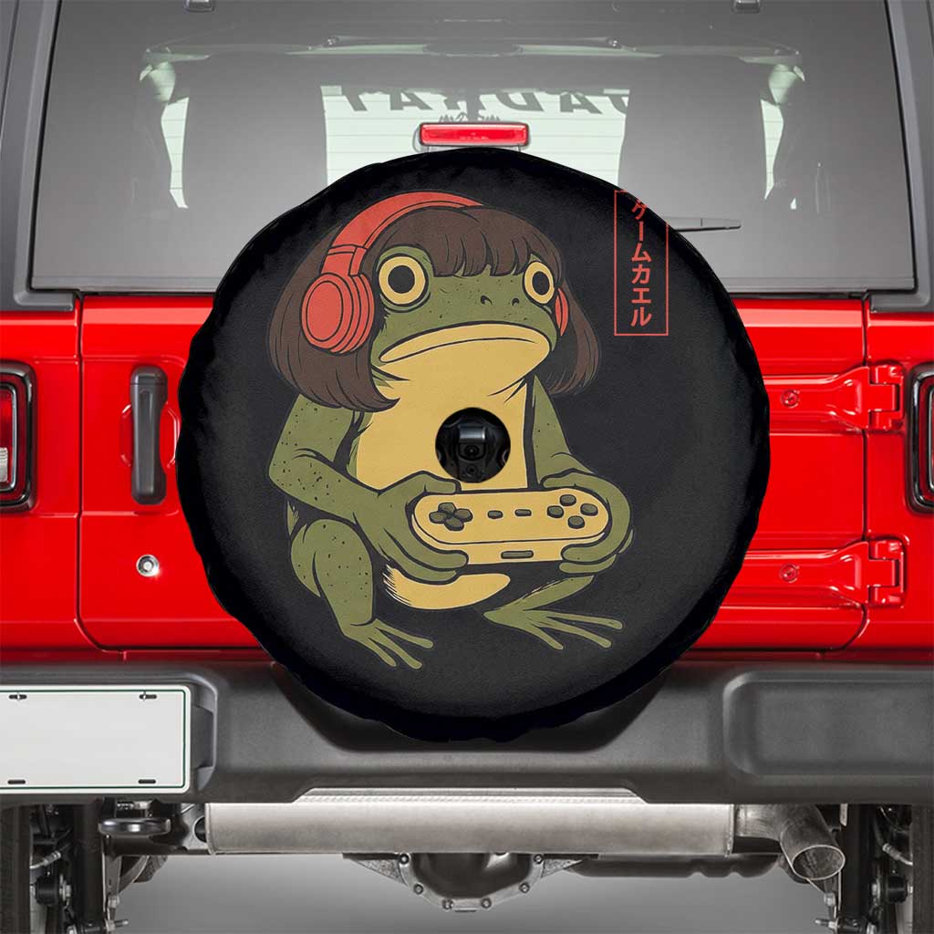 Funny Frog Bob Haircut Gamer Meme Spare Tire Cover Game Lover TS12 Black Print Your Wear