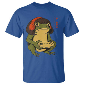Funny Frog Bob Haircut Gamer Meme T Shirt Game Lover TS12 Royal Blue Print Your Wear
