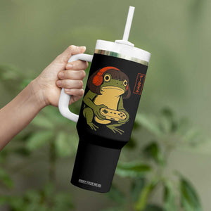 Funny Frog Bob Haircut Gamer Meme Tumbler With Handle Game Lover TS12 Print Your Wear
