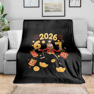 Funny Marcus The Worm Six Seven Meme Throw Blanket Lunar New Year 2026 Gift TS12 Print Your Wear