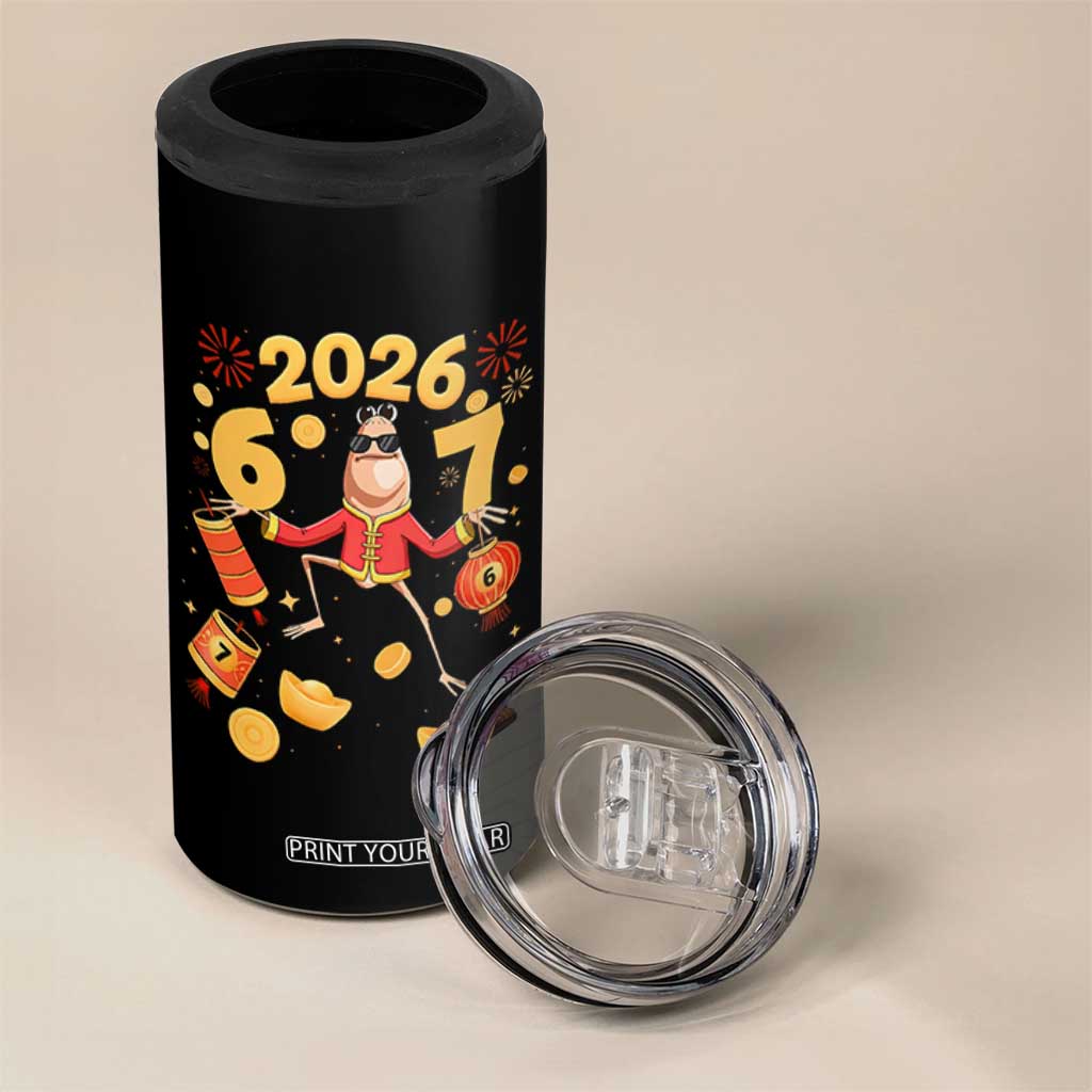Funny Marcus The Worm Six Seven Meme 4 in 1 Can Cooler Tumbler Lunar New Year 2026 Gift TS12 Print Your Wear