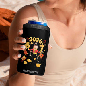Funny Marcus The Worm Six Seven Meme 4 in 1 Can Cooler Tumbler Lunar New Year 2026 Gift TS12 Print Your Wear