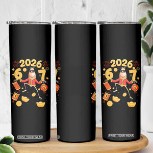 Funny Marcus The Worm Six Seven Meme Skinny Tumbler Lunar New Year 2026 Gift TS12 Print Your Wear