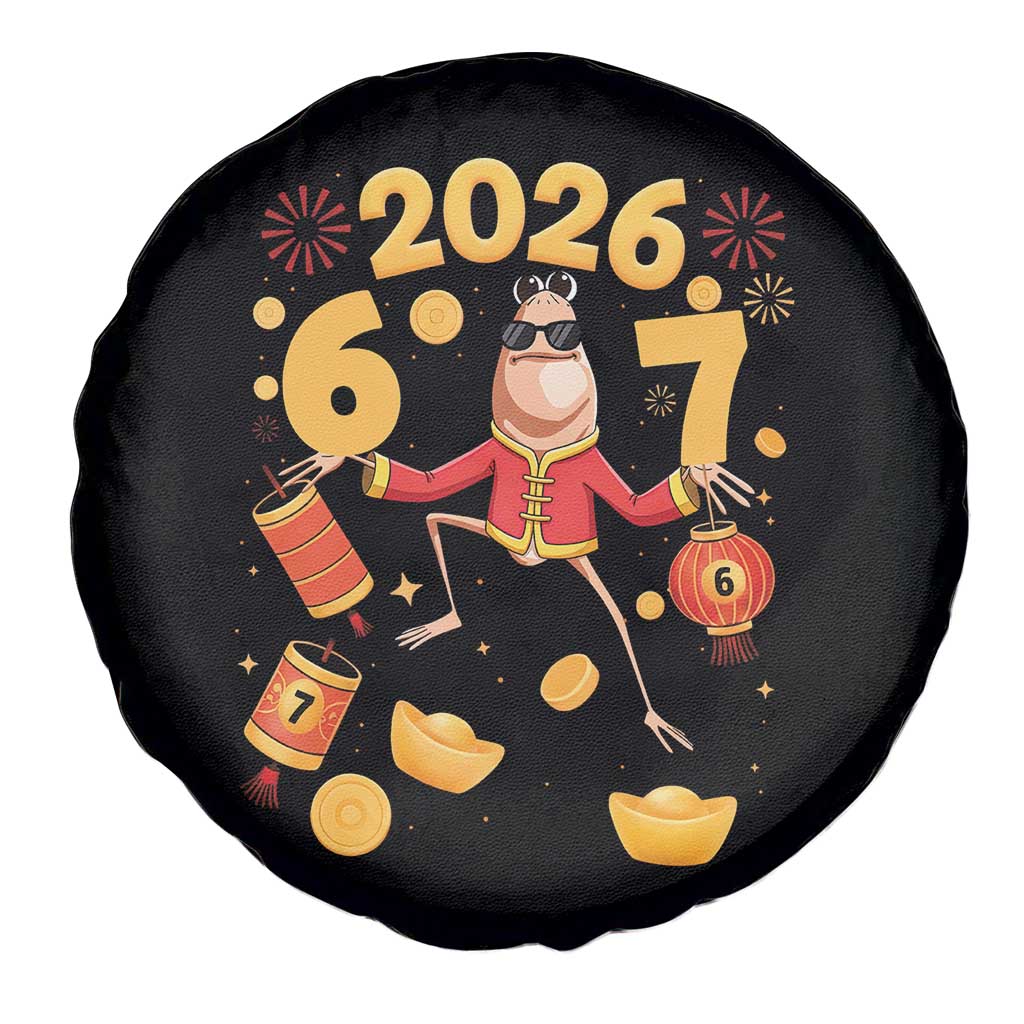Funny Marcus The Worm Six Seven Meme Spare Tire Cover Lunar New Year 2026 Gift TS12 Print Your Wear