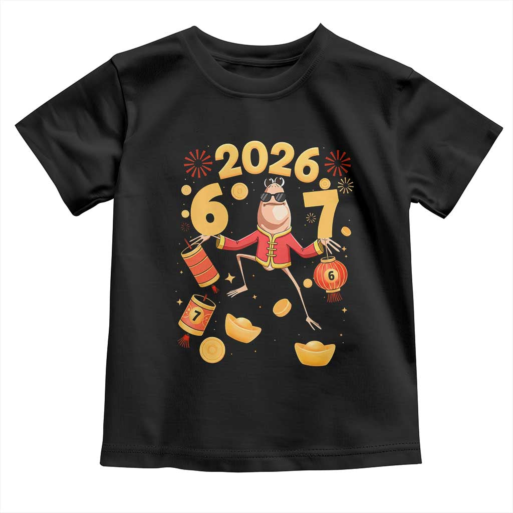 Funny Marcus The Worm Six Seven Meme Toddler T Shirt Lunar New Year 2026 Gift TS12 Black Print Your Wear