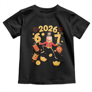 Funny Marcus The Worm Six Seven Meme Toddler T Shirt Lunar New Year 2026 Gift TS12 Black Print Your Wear