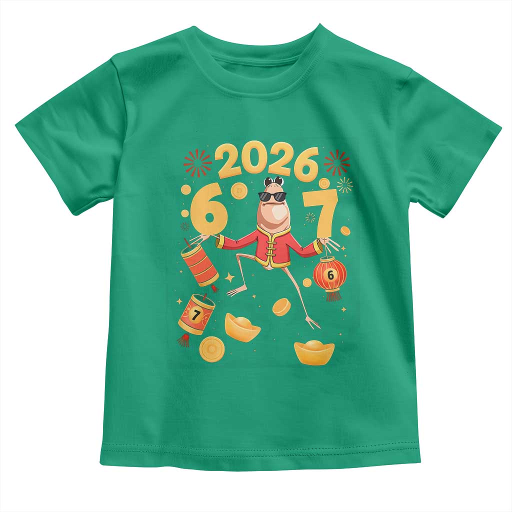 Funny Marcus The Worm Six Seven Meme Toddler T Shirt Lunar New Year 2026 Gift TS12 Irish Green Print Your Wear