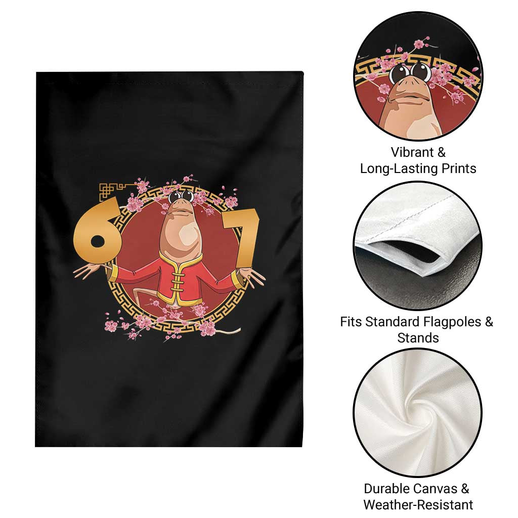 Funny Marcus The Worm Six Seven Lunar New Year Meme Garden Flag TS12 Print Your Wear
