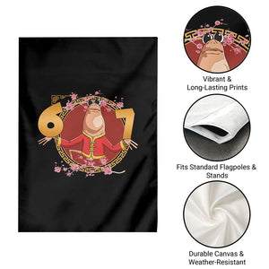Funny Marcus The Worm Six Seven Lunar New Year Meme Garden Flag TS12 Print Your Wear